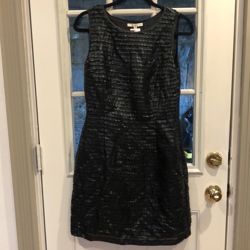 BB Dakota Faux Leather mini dress black NWT size 10